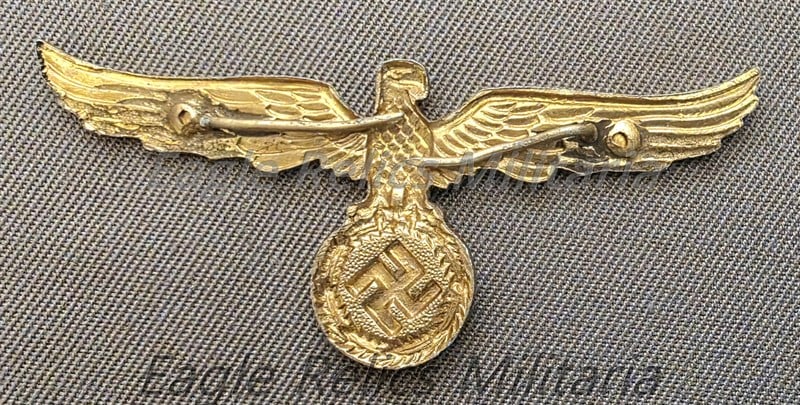 3rd Reich  Water  customs  Peaked cap eagle and cockade for officers