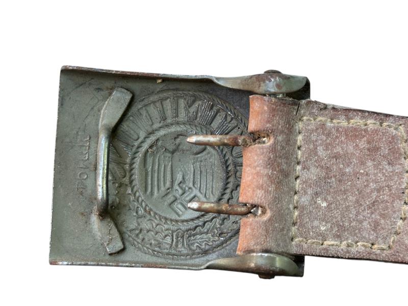 WH (HEER) Steel Belt Buckle  '' C.T. Dicke ''