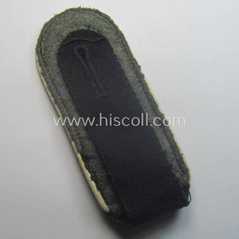 Single, Waffen-SS NCO-type shoulderstrap: 'SS-Oberscharführer' who served within the: 'SS-Infanterie-Trpn.'