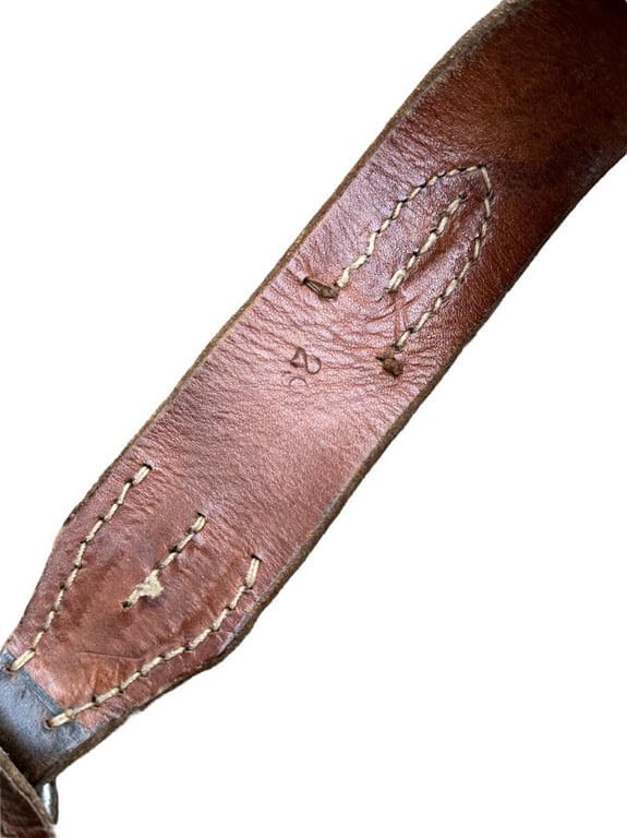 German WWII Leather Y-Straps
