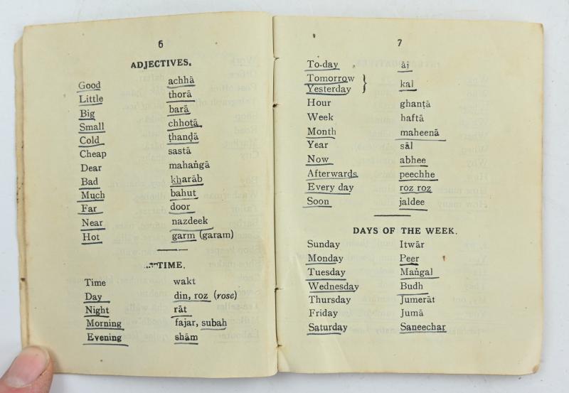 British WW2 Pacific Booklets