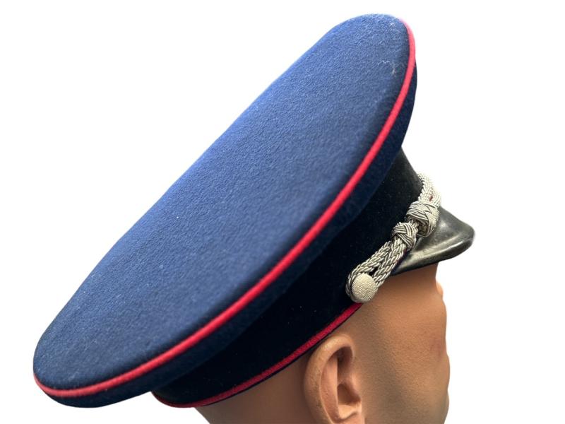 German Fire Police ( Feuerlösch Polizei ) Officer Visor Cap