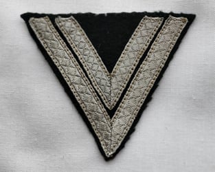 WH (Heeres) 'Armwinkel' (arm chevron) as executed on...
