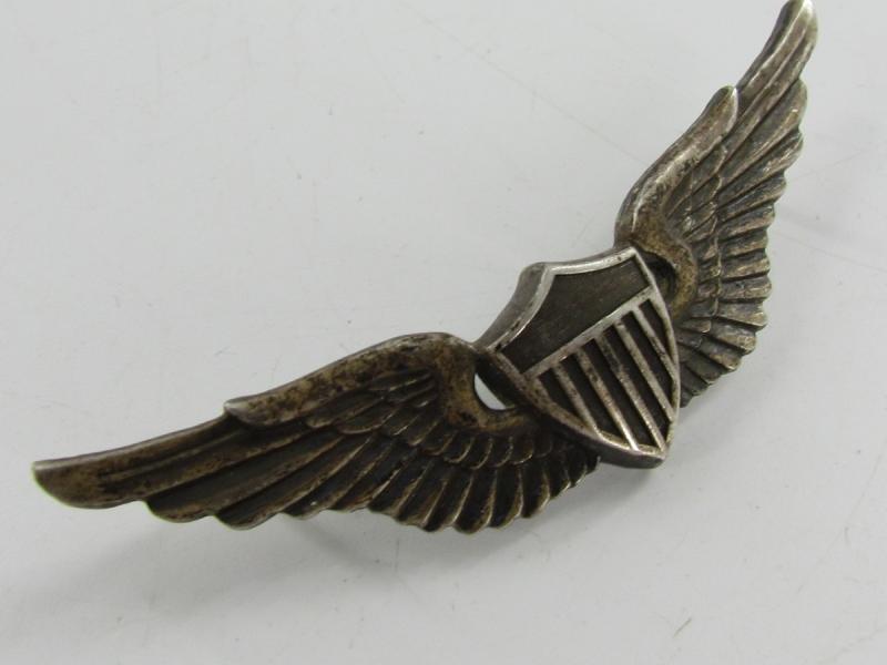Original US Army Air Force Pilot Badge, By O.C Tanner SLC Utah