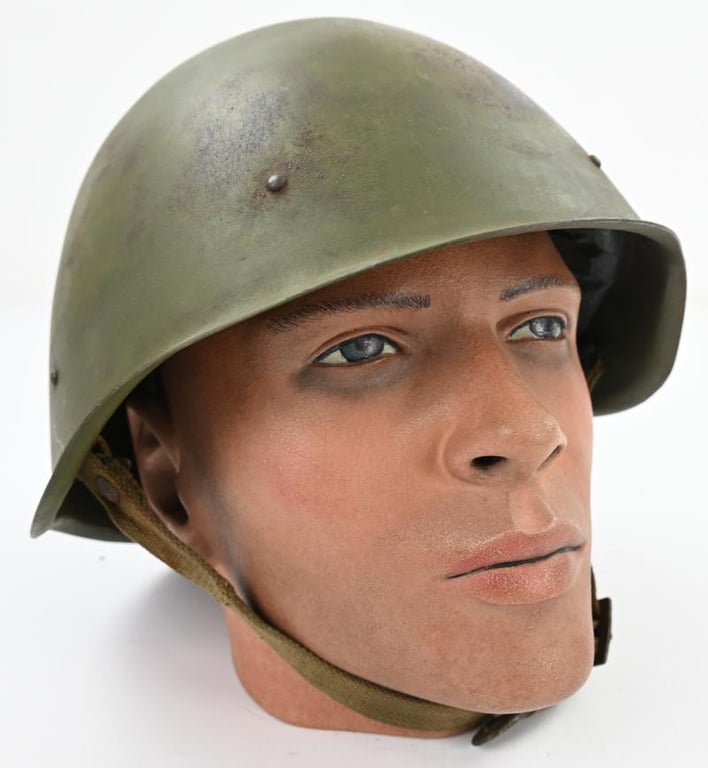 Soviet WW2 SSH-40 Combat Helmet