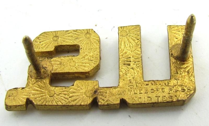 1x US WWII Collar Pin U.S