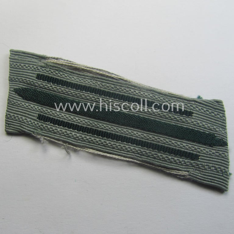 Neat - and fully matching! - pair of WH (Heeres) mid- (ie. later-) war-period- and/or: 'standard-issued'-pattern WH (Heeres) collar-tabs (or: 'Einheitskragenspiegel') being of the desirable 'generic-pattern'