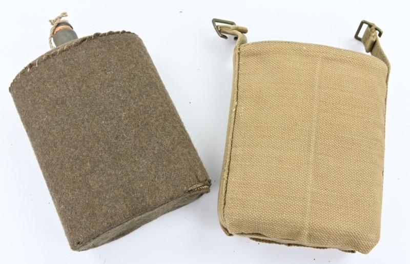 British WW2 Water Canteen with Cover 1943