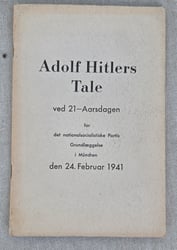 original Danish  A5 Book  on a speech given...