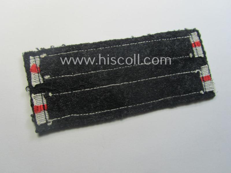 Moderately used - and actually not that easily found!! - DRK (ie. 'Deutsches Rotes Kreuz') loyal-service-arm-patch (ie. 'Auszeichnungsborte des DRK') as was specifically intended to signify 25-years of loyal-service (ie.: '25-jährige Dienstzeit...