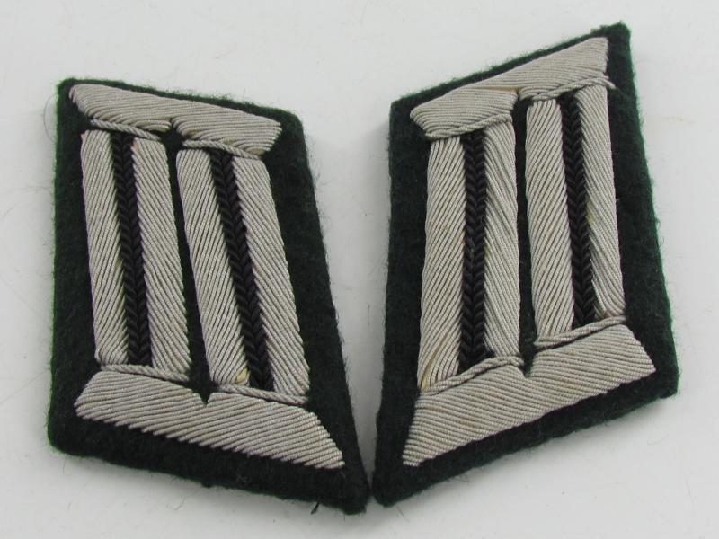 Wehrmacht Heer Pionier Officer's Collar Tabs
