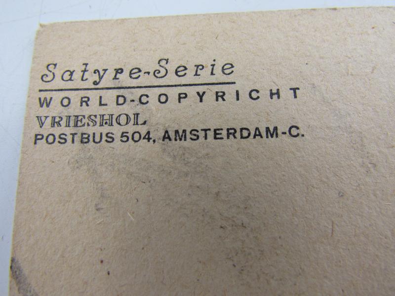 WW II, Satyre series, Vrieshol, 1945, Propaganda