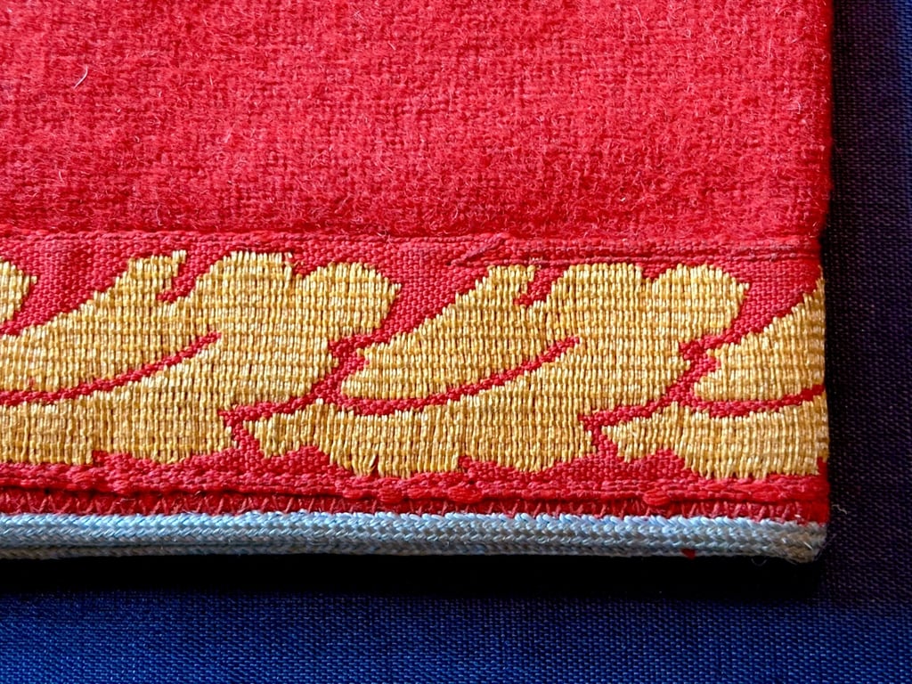 GERMAN WWII AUTHENTIC POLITICAL LEADERS NSDAP THIRD REICH ORTSGRUPPE LEVEL LEADERSHIP ARMBAND IN FINE CONDITION.