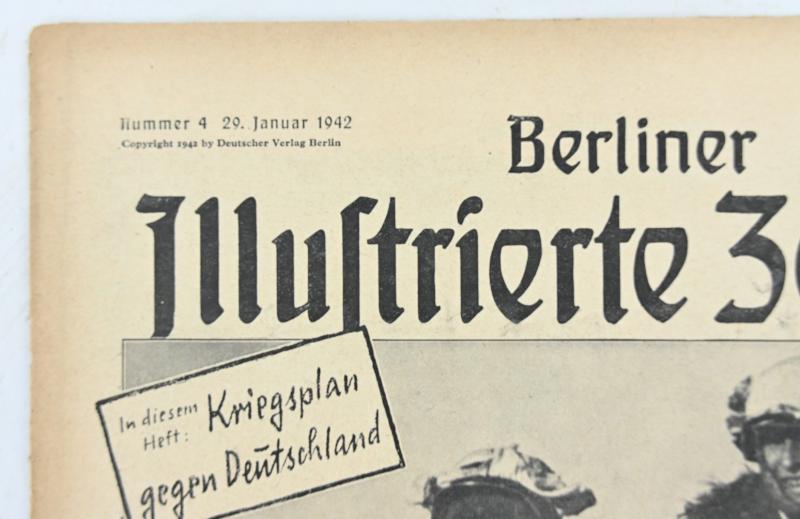 German Berliner Illustrierte Zeitung Newspaper 1942
