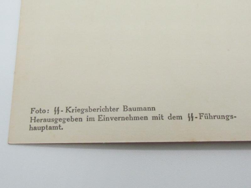 Postcard : Unsere Waffen-SS