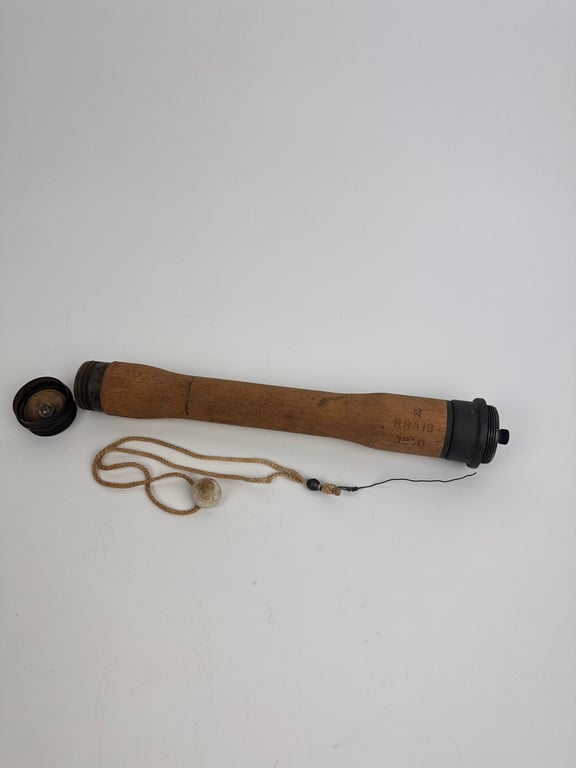 Original German WWII M24 Stick Grenade Wooden Handle RR513 (1940)