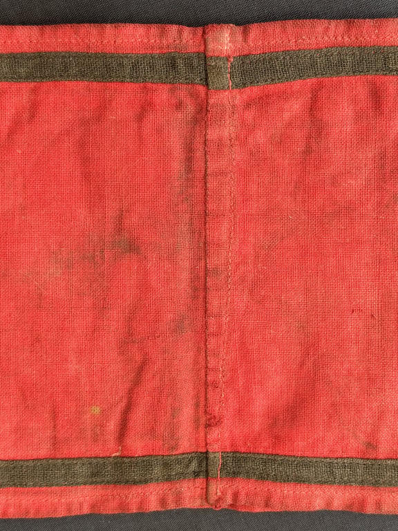 RARE GERMAN WWII ALLGEMEINE SS EARLY EXAMPLE COTTON ARMBAND PRE 1933.
