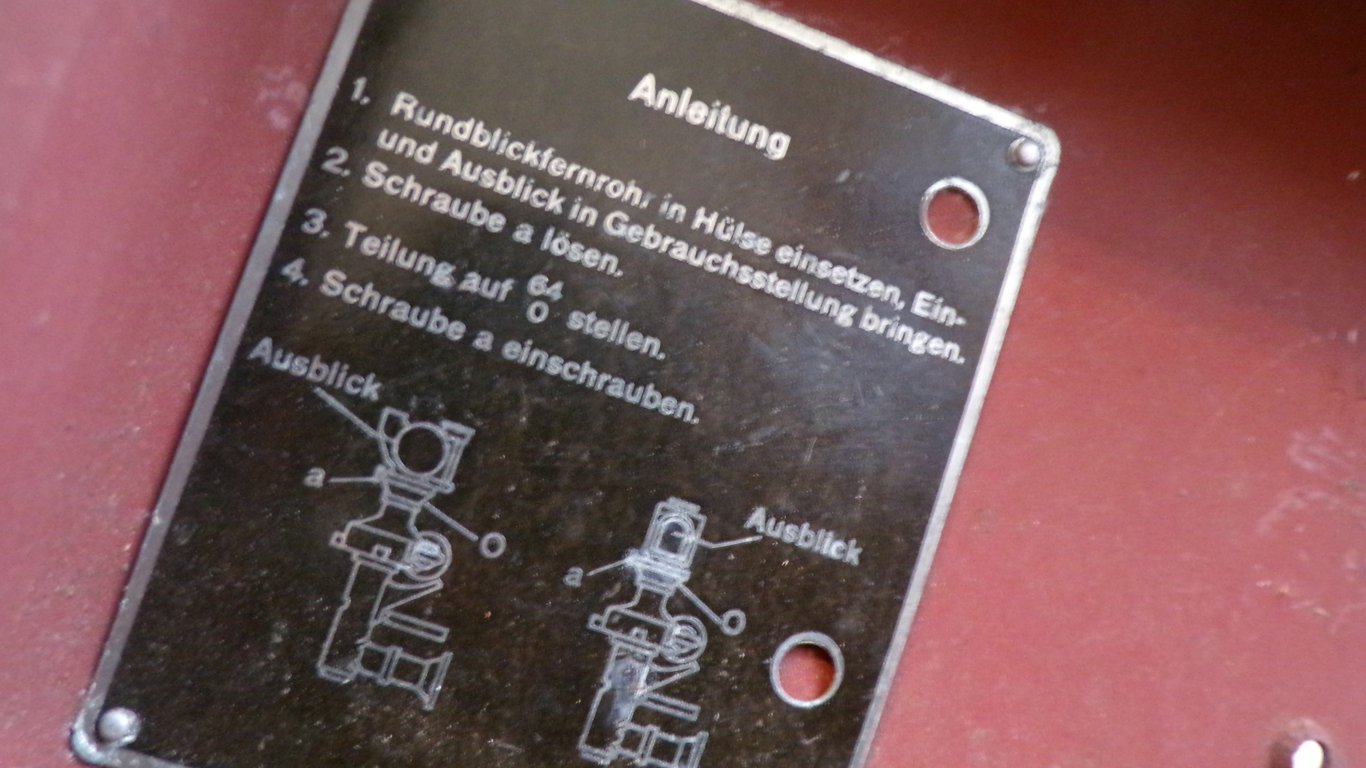 Cased Kriegsmarine Rundblick-Fernglas