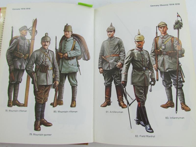 Blandford Colour Series (Blandford Press) Army Uniforms Of WW1