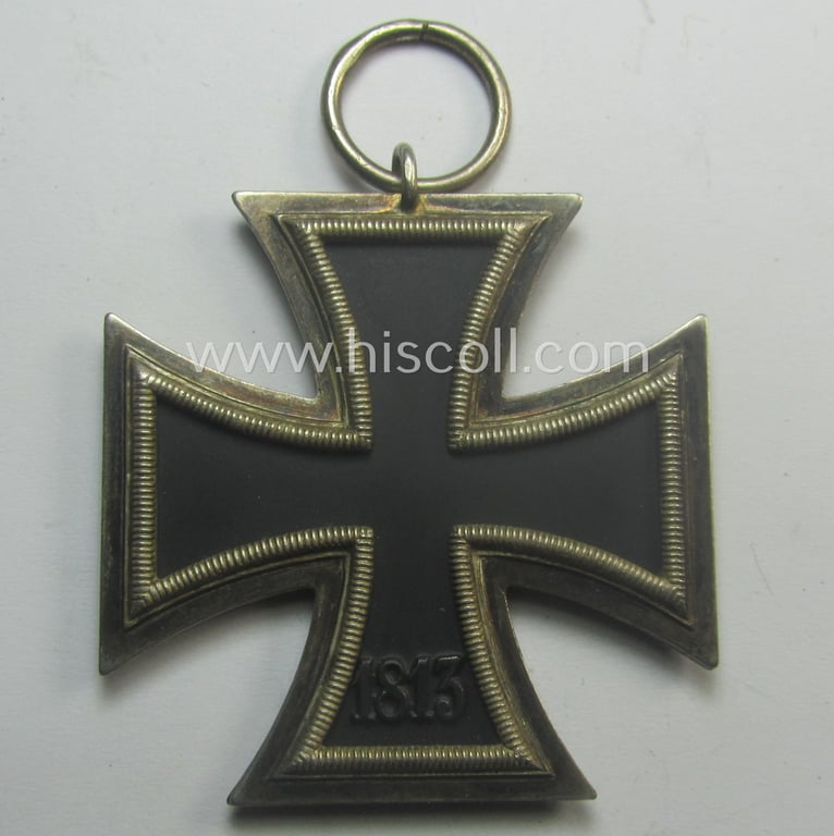 'Eisernes Kreuz II. Klasse' being a maker- (ie. '76'-) marked example by the maker (ie. 'Hersteller'): 'Ernst L. Müller'