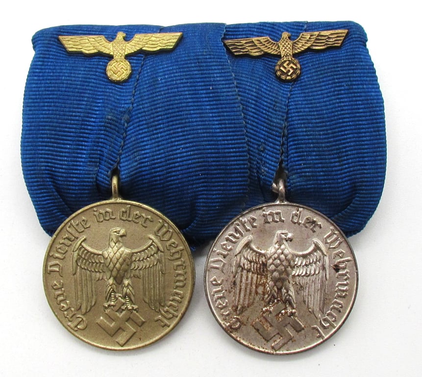 Wehrmacht. A Long Service Medal Bar ( 4+12 year )