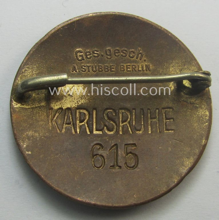 Serial-numbered, DRK nurses'-badge entitled: 'Schwesternschaft'