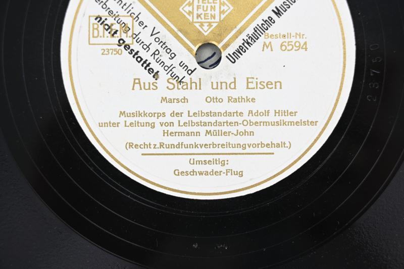German 'Leibstandarte Adolf Hitler' Music Record