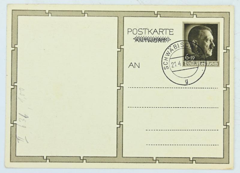 German Adolf Hitler Postcard