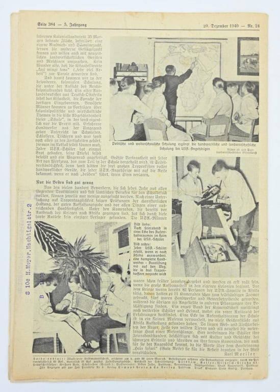 German Wehrmacht Magazine 'Soldatenblatt''