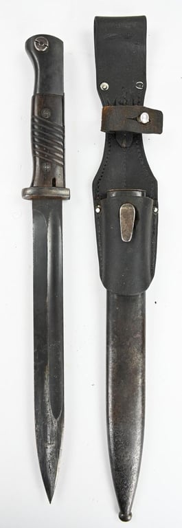German WH K98 Mauser Bayonet with Frog 'E.Pack & Sohn'