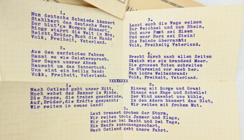 German Hitler Youth Songbook 'Durch Kampf v. Arbeit zum Licht'