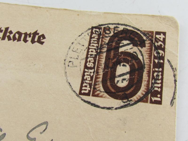 (Postcard) Nationaler Feiertag 1934