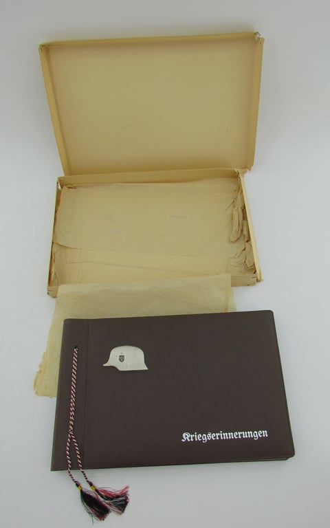 Mint Unissued WH (Heer) “Kriegserinnerungen” Photo Album in Original Box