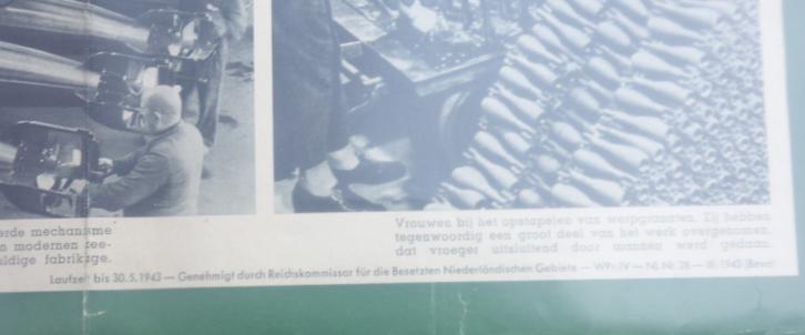 German/Dutch Poster "Europa's wapenen waarborgen de overwinning!"