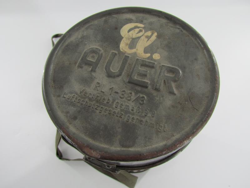 AUER German Luftschutz gasmask set..... Almost Mint