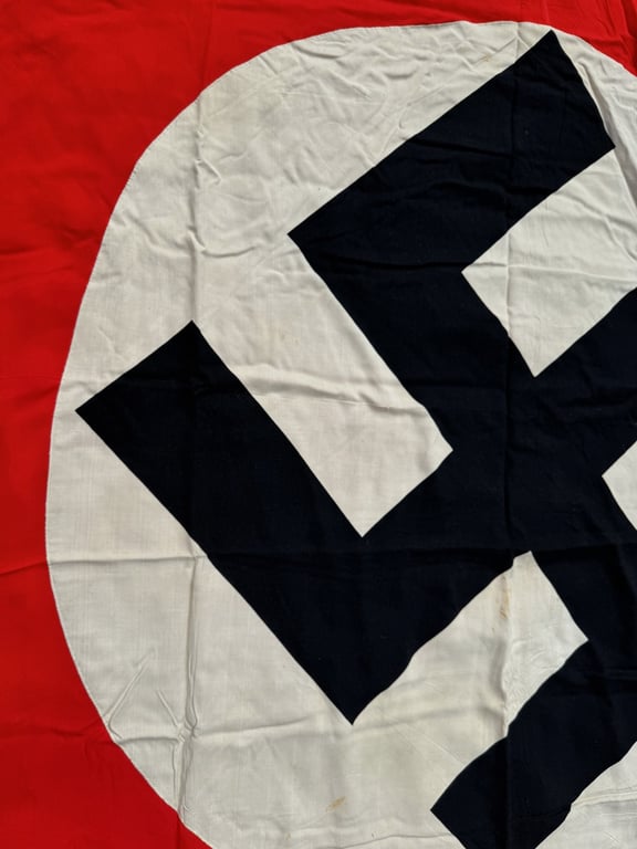 Large NSDAP Double-Sided  Flag – Dutch Wartime Manufacture
