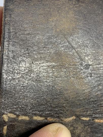 German Folding Shovel with Carrying Case, 2nd Model