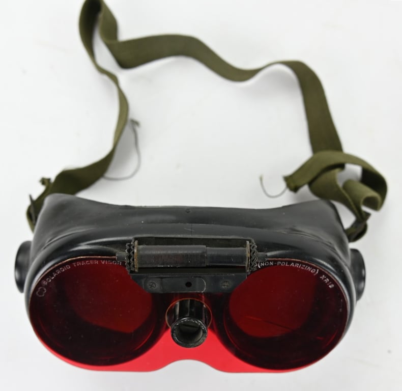 USAAF WW2 Airgunner Goggle in Case