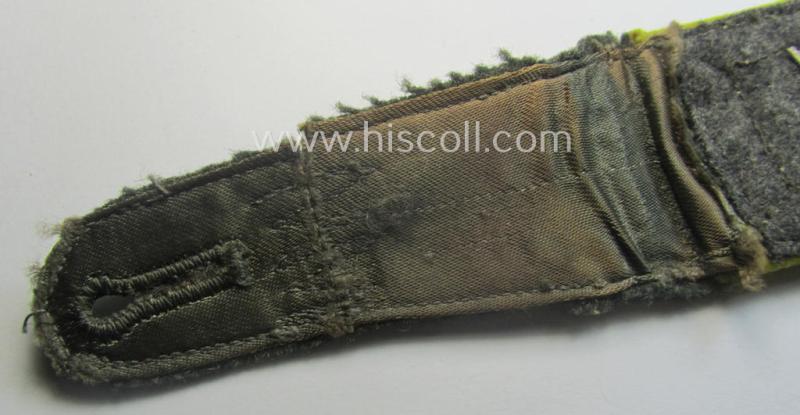 Single, WH (Heeres) NCO-type (ie. 'M36-/M40'-pattern, 'cyphered' shoulderstrap: 'Feldwebel des Nachrichten-Abts. 5'