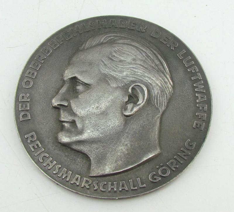 German Luftwaffe Göring Award Plaque – 74 mm – Technical Service in Case