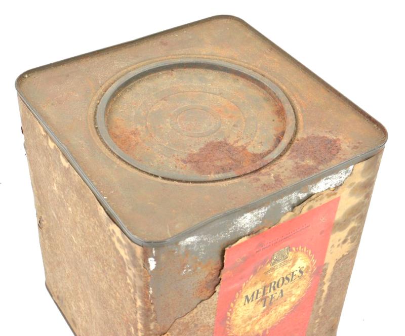 British WW2 Melrose's Tea Tin can