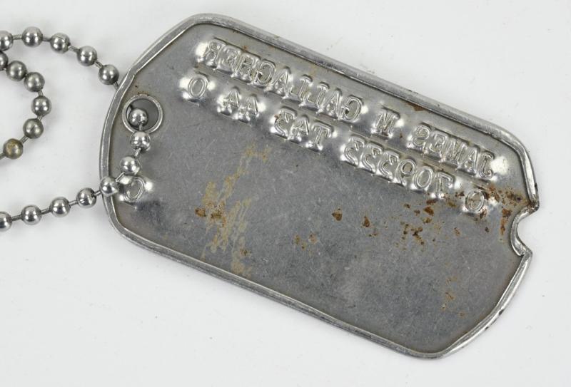 USAAF WW2 Dog-Tag Officer James M. Gallagher