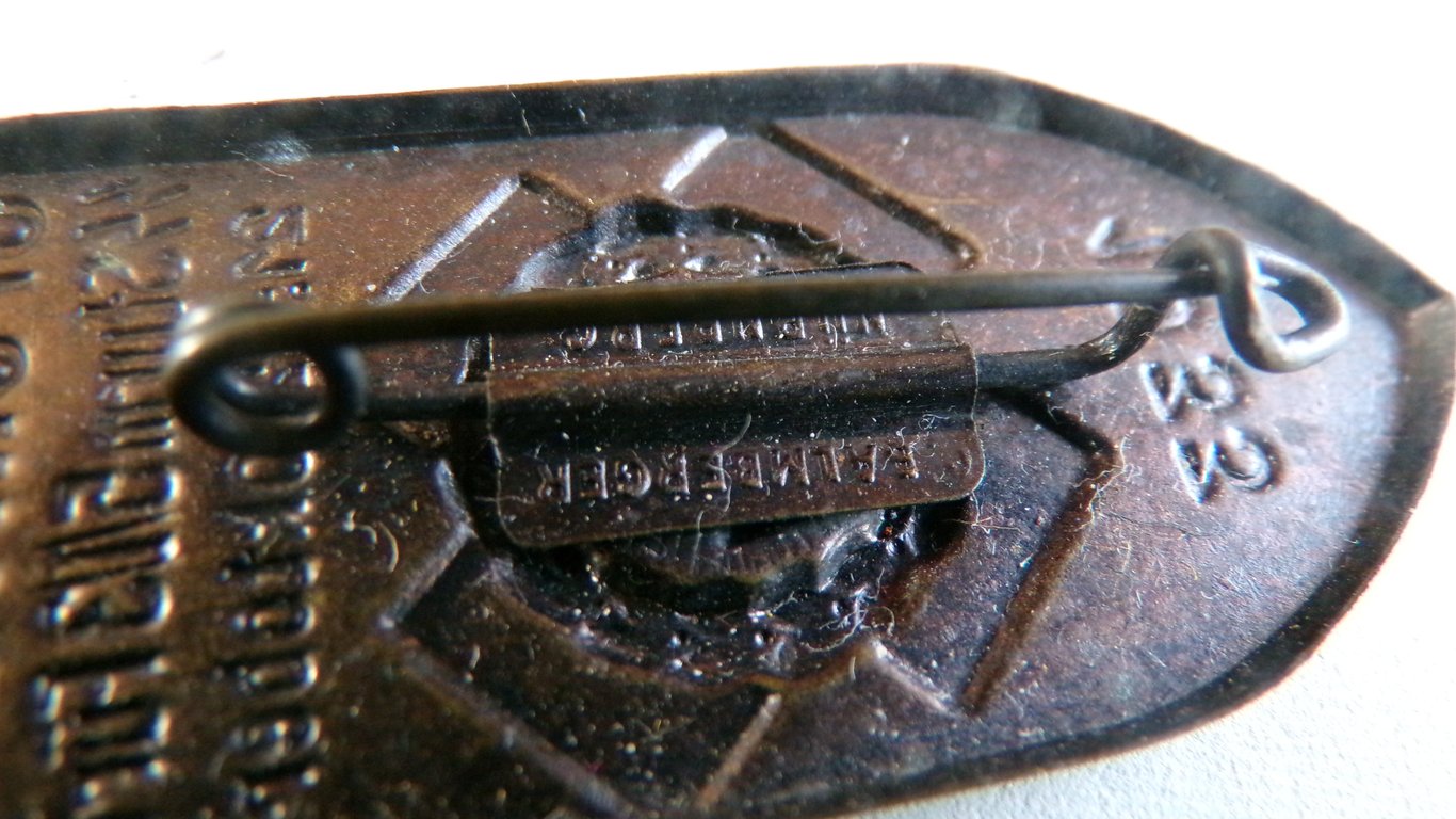 Rare SS Sturm 5/I/3 Fürth Sportfest Tinnie