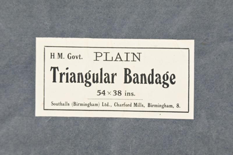 British WW2 Plain Triangular Bandage