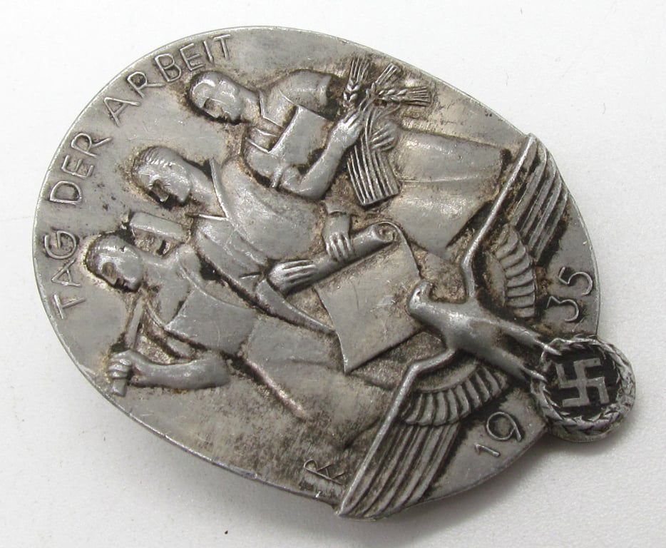 Tinnie "tag der Arbeit 1935" ( Dicke-Lüdenscheid )