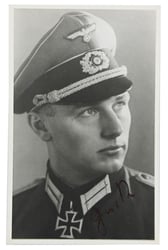 Signature of Wehrmacht Heer KC Recipient 'Rudolf Goerke'