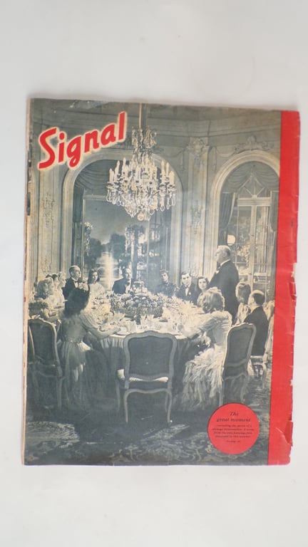 Rare English Edition Signal Magazine 12/1943