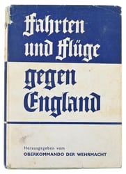 German Book ''Fahrten und Flüge gegen England''