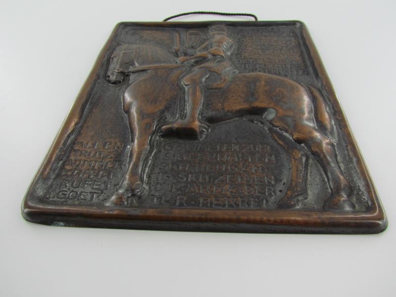 WW2 Era German 1936 Olympic Wall Plaque