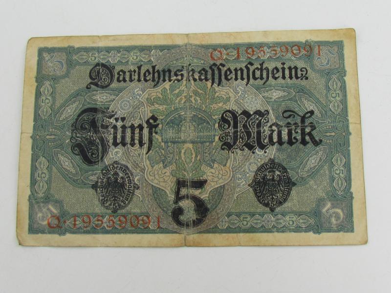 Deutsches Reich, 5 mark 1917